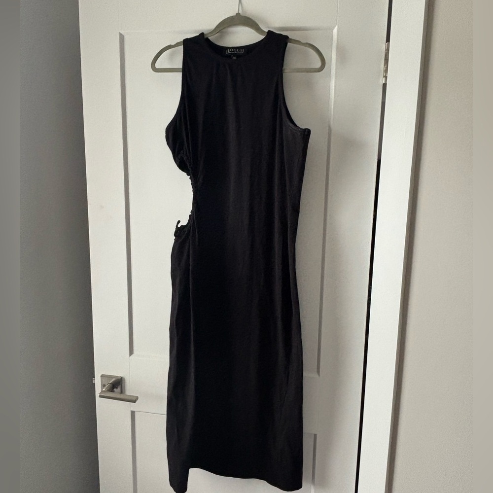 Eloquii Side Cutout Midi Tank Dress